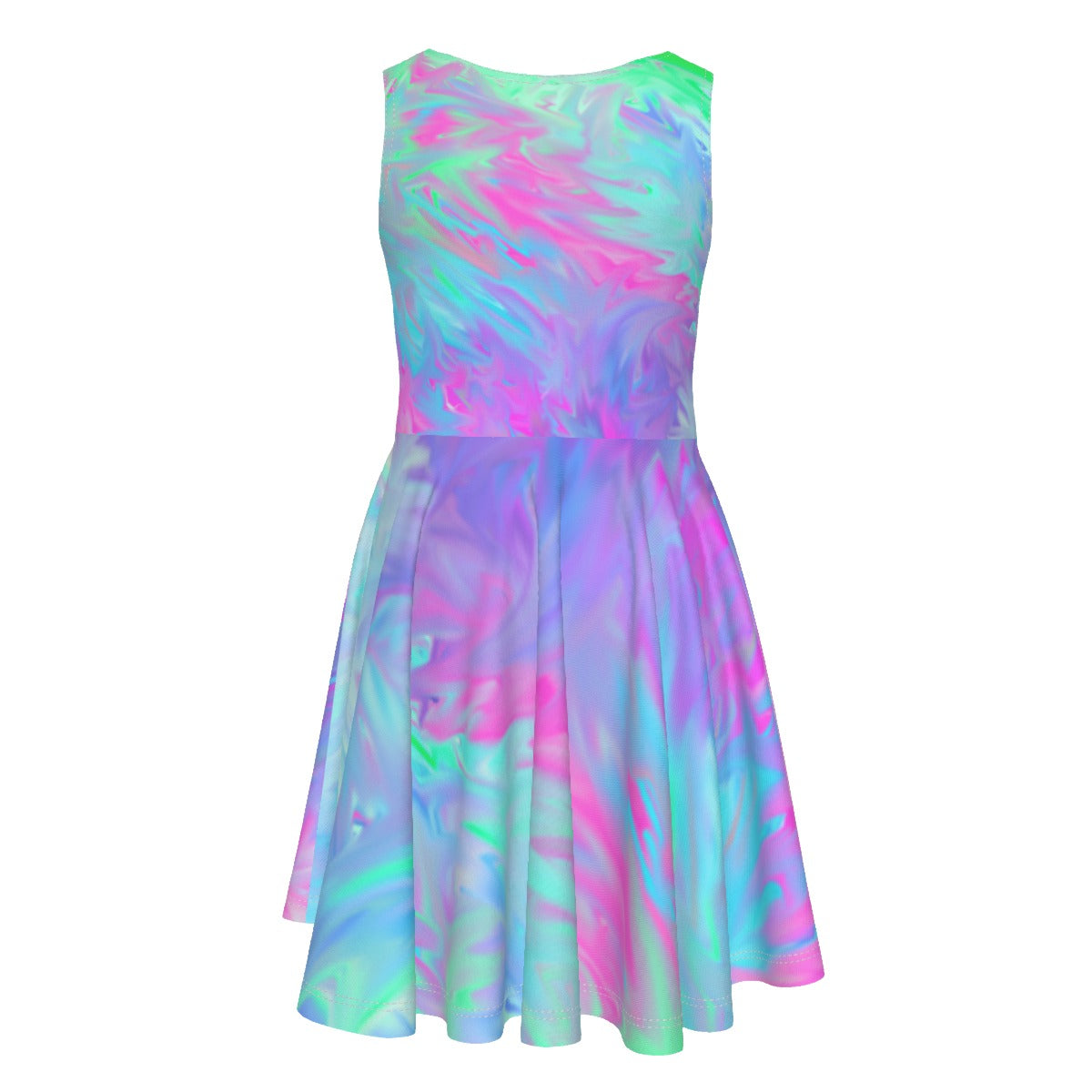 All-Over Print Kid's Sleeveless Vest Dress