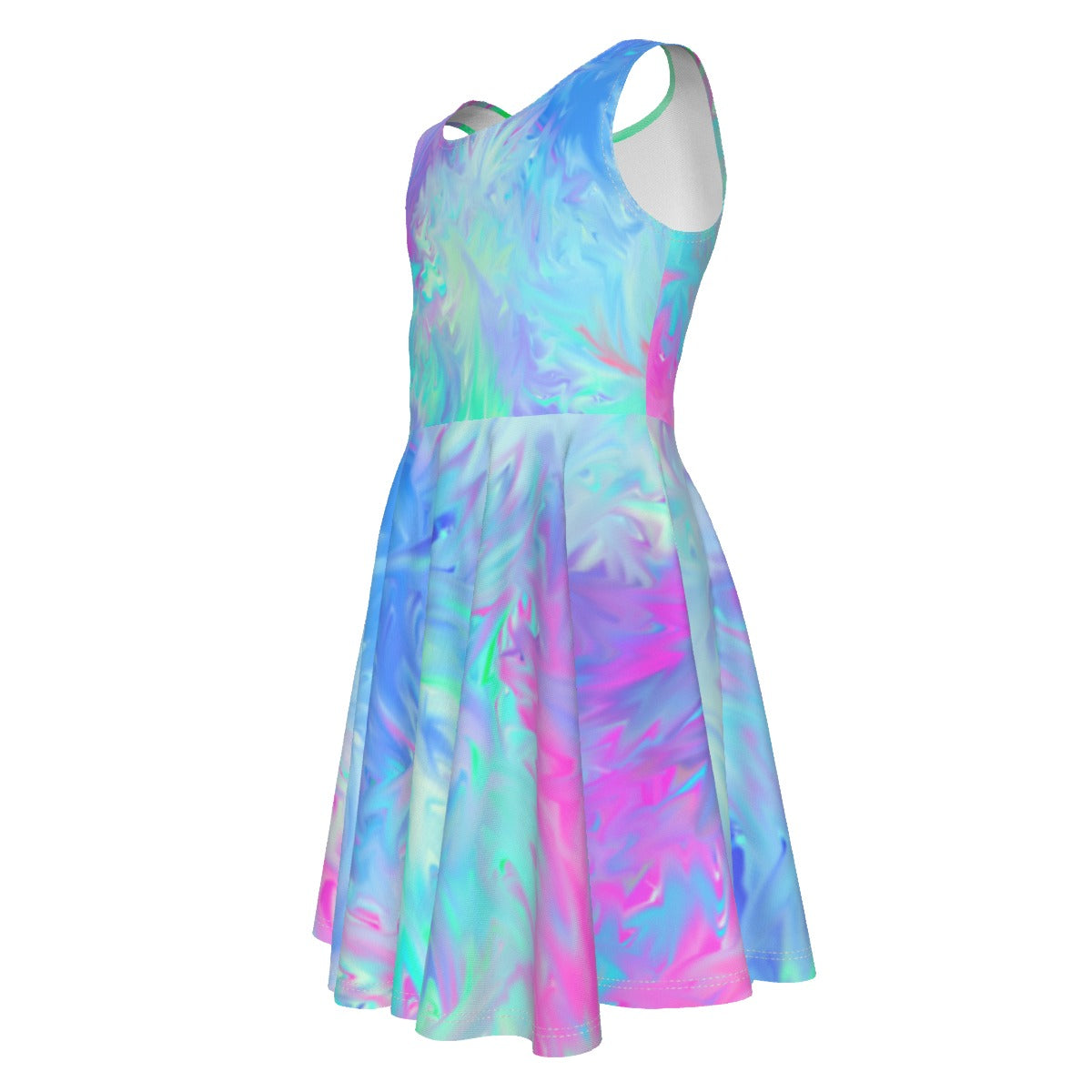 All-Over Print Kid's Sleeveless Vest Dress