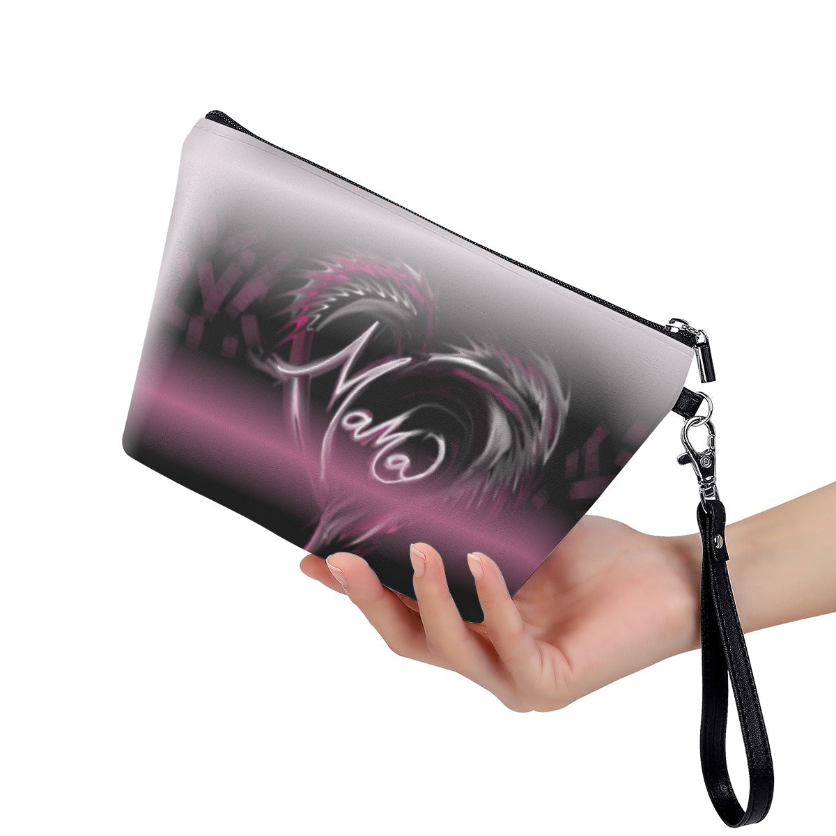 Cosmetic Bag With Black Handle